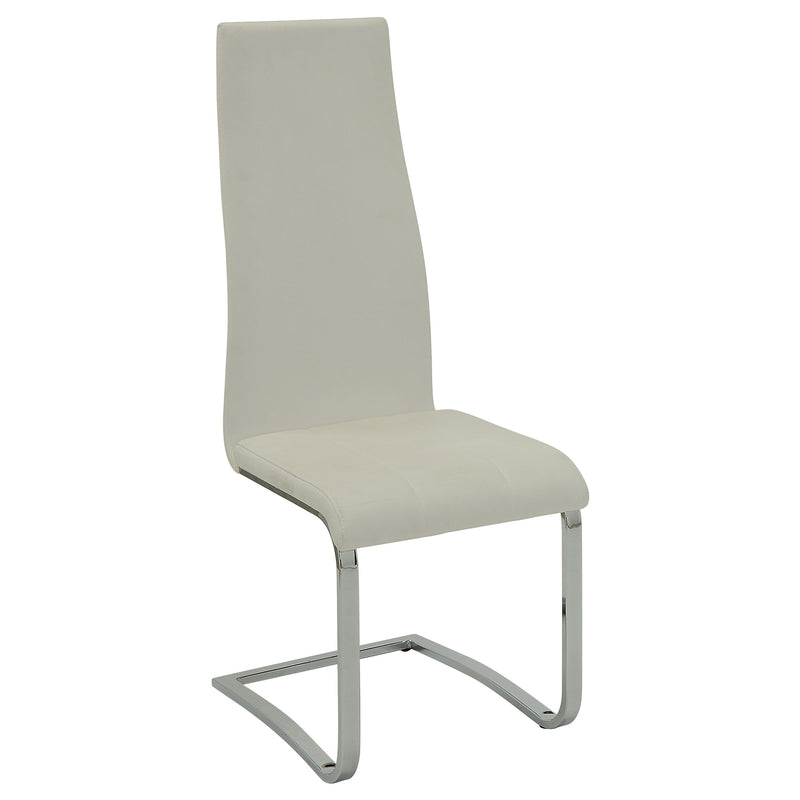 LGC102310-S5W 5-piece Dining Table Set White High Gloss