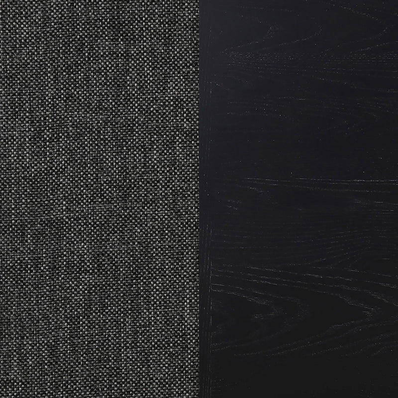 LGC106251-S7 Black 7 Piece Rectangular Dining Table Set