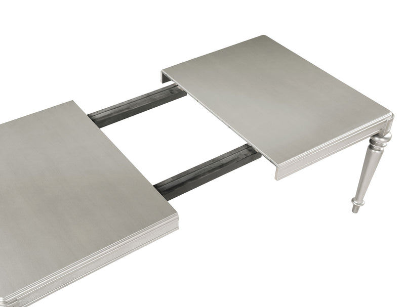 LGC106471-S7 Metallic Platinum 7 Piece Rectangular Dining Set