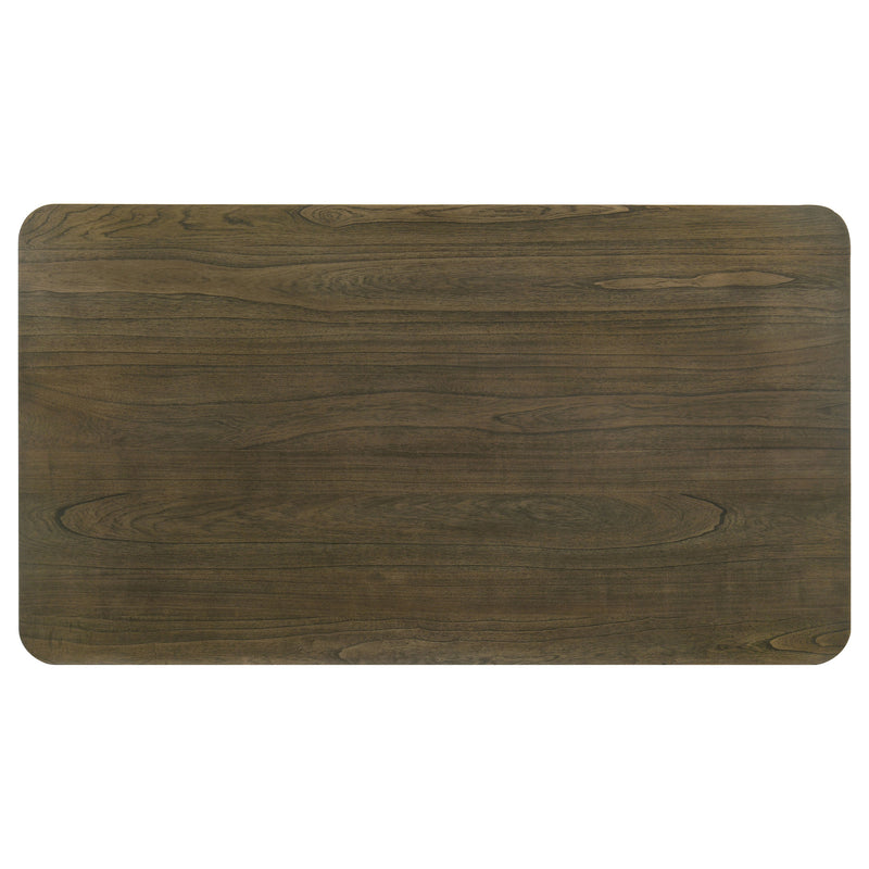 LGC108681-S7 7 Piece 71 Inch Rectangular Dining Set Greyish Brown