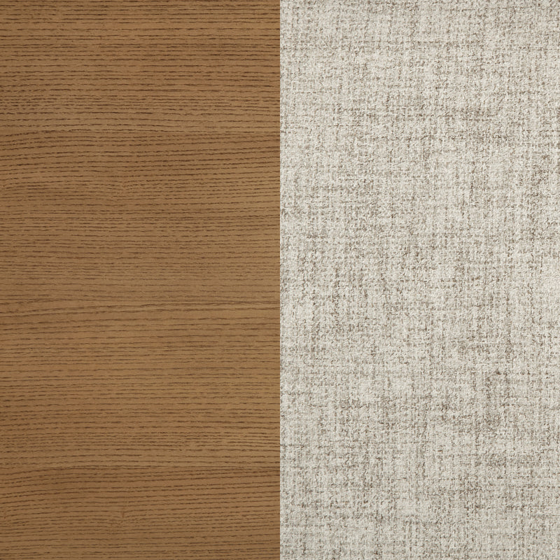 LGC109101-S7 Natural Brown 7 Piece 72 Inches Rectangular Dining Table Set