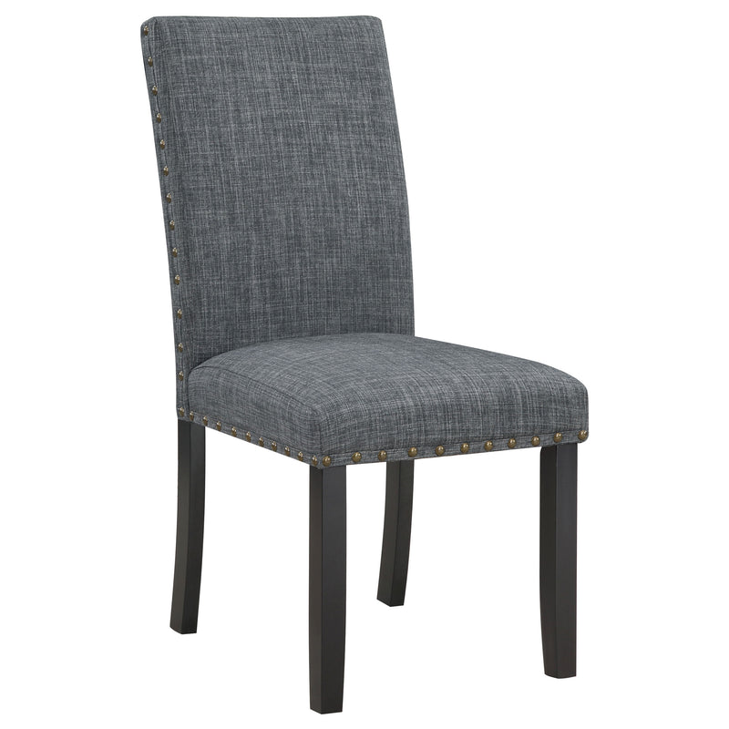 LGC150366 6 Piece Rectangular Dining Table Set Grey and Black