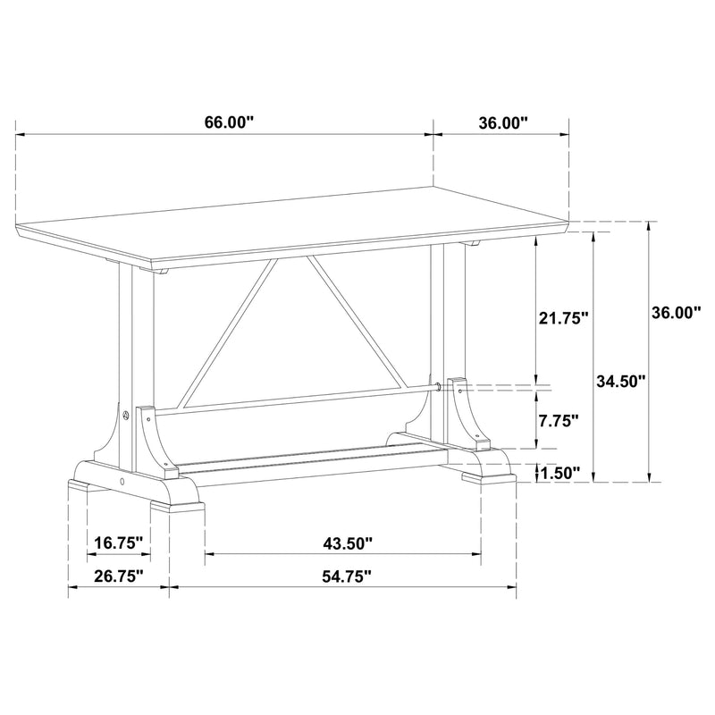 LGC182438-S5 5 Piece White Marble Counter Height Dining Table Set