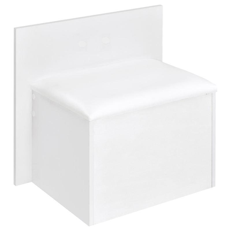 LGC930218 White Glossy Vanity Set With LED Mirror And Shelves