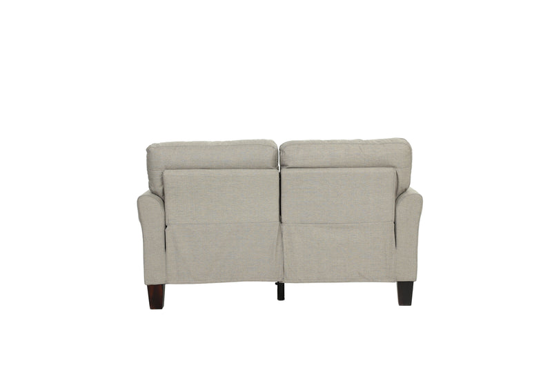LGPF6534 2 Piece Beige Sofa and Loveseat Set