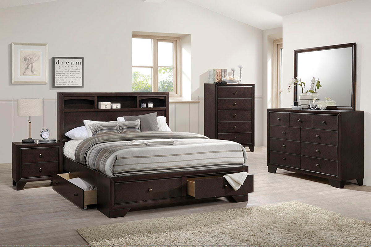 LGPF9326EK Shelf and 4 Drawer Bed