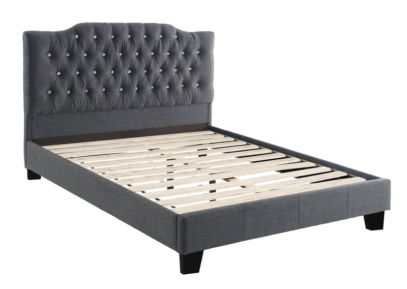 LGPF9331CK Buttoned Headboard Bed in Three Colors and Three Sizes