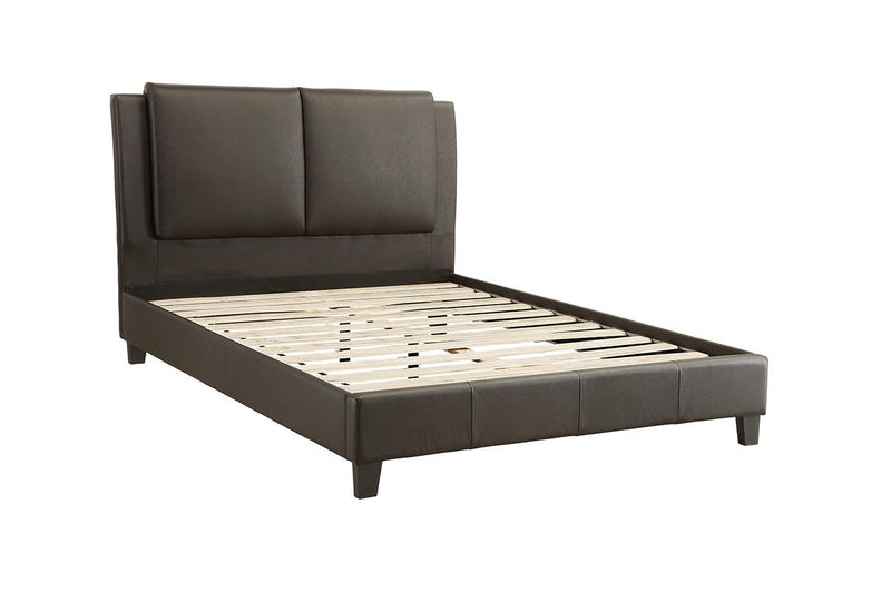 LGPF9337CK Two Squares Headboard Bed in Brown or White