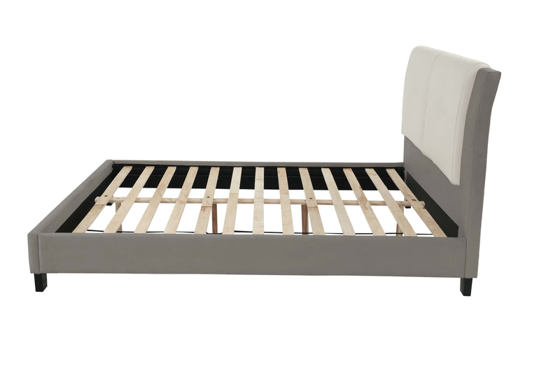 LGPF9337CK Two Squares Headboard Bed in Brown or White