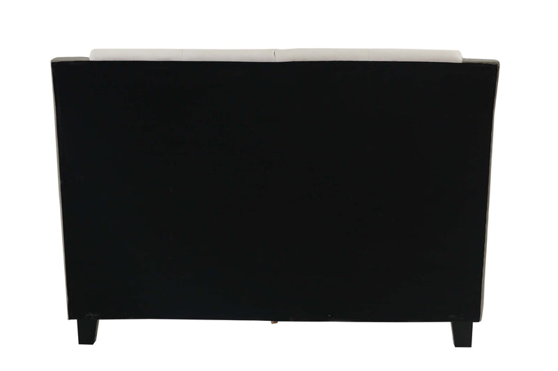 LGPF9337CK Two Squares Headboard Bed in Brown or White