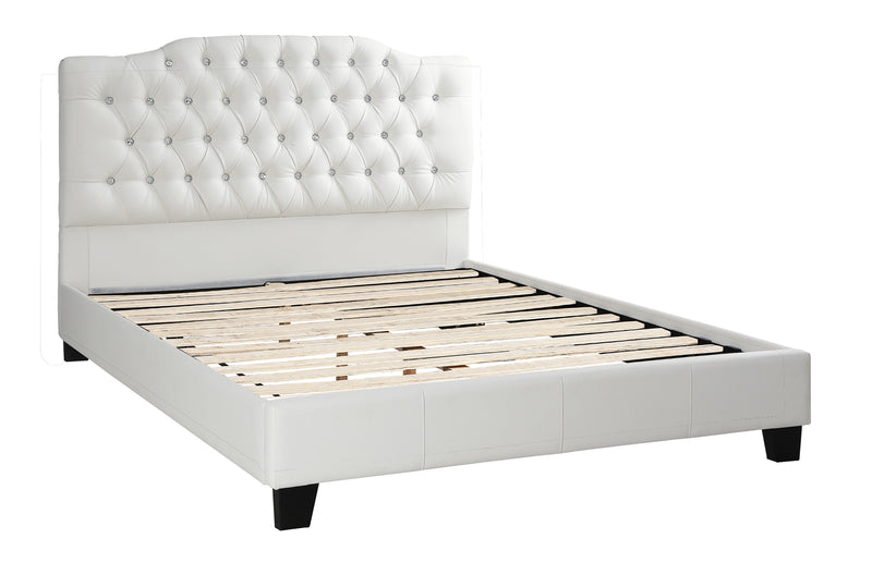 LGPF9331CK Buttoned Headboard Bed in Three Colors and Three Sizes