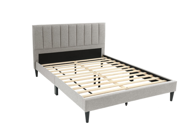 LGF9534CK Vertical Tufting Fabric Headboard Bed