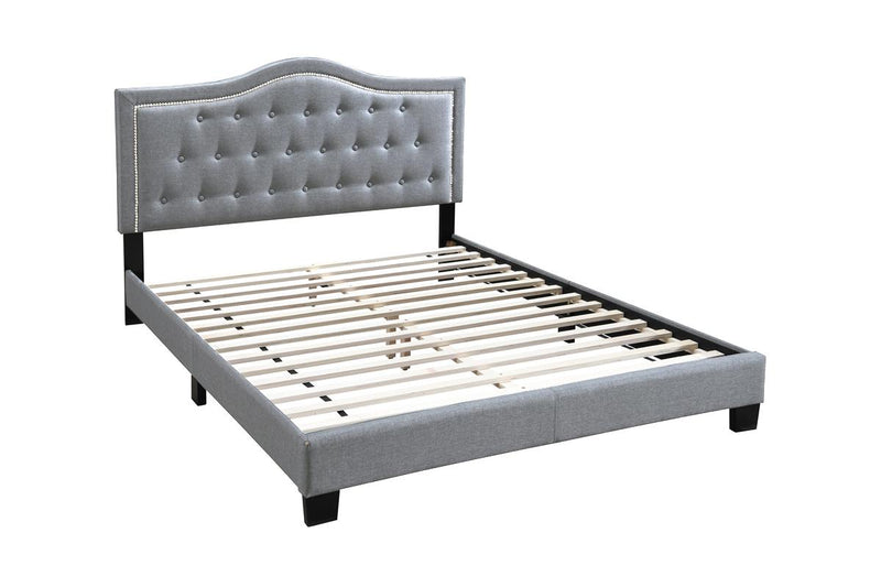 LGF9569Q European Classic Button Tufted Headboard Bed - Available in 3 Colors