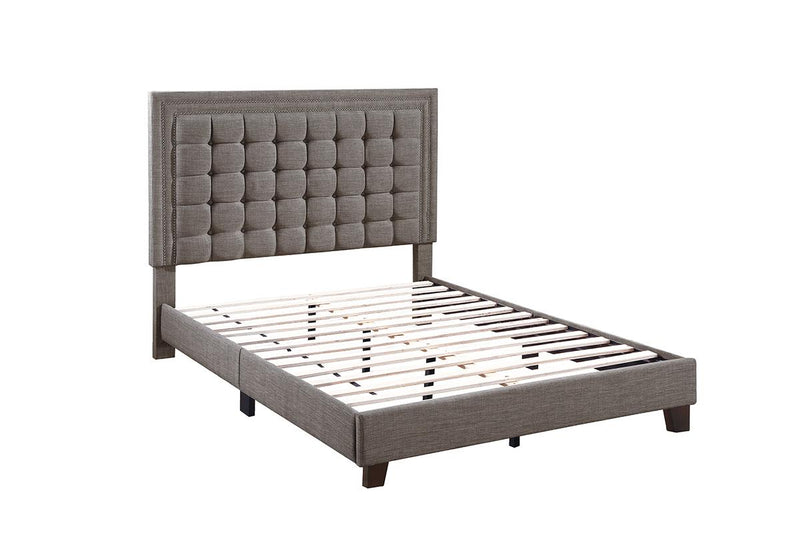 LGF9586CK Square Upholstered Style Headboard Bed