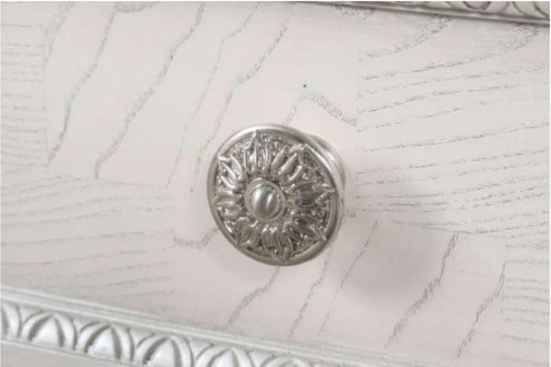 LGFASTELLAMIA Creamy White French Style Vanity Set With LED Lights