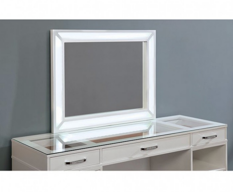 LGFAVICKIE Classic Vanity Set With Lighted Mirror and 1 Shelf