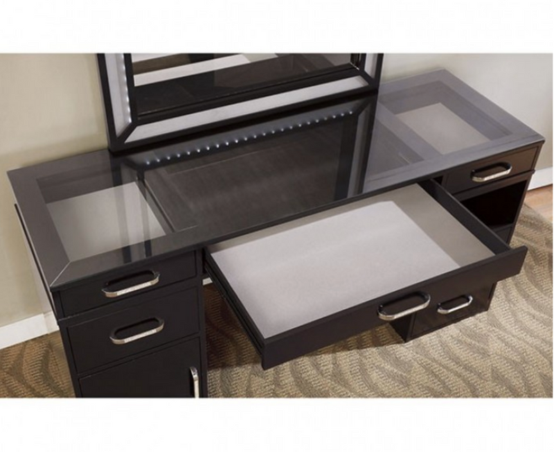 LGFAVICKIE Classic Vanity Set With Lighted Mirror and 1 Shelf