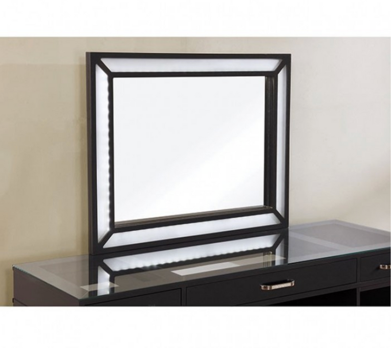 LGFAVICKIE Classic Vanity Set With Lighted Mirror and 1 Shelf